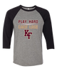 King's Fork Bulldogs KF Play Hard, Can't Lose Women's Baseball T-Shirt