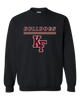 King's Fork Bulldogs KF Mascot #8 Men's Sweatshirt