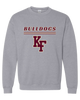 King's Fork Bulldogs KF Mascot #8 Men's Sweatshirt