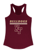 King's Fork Bulldogs KF Mascot #8 Women's Tank Top