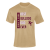 King's Fork Bulldogs KF Best Bulldog Dad Men's SS T-Shirt