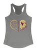 King's Fork Bulldogs KF Heart Volleyball Women's Tank Top
