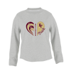 King's Fork Bulldogs KF Heart Track Women's Sweatshirt