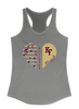 King's Fork Bulldogs KF Heart Band Women's Tank Top