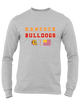 Hancock Bulldogs Spirit Flag Men's LS T-Shirt