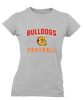 Hancock Bulldogs Football #1 Women's SS T-Shirt