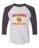 Hancock Bulldogs Wrestling Women's Baseball T-Shirt