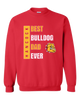 Hancock Bulldogs Best Bulldog Dad Men's Sweatshirt