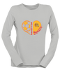 Hancock Bulldogs Heart Soccer Women's Premium LS T-Shirt