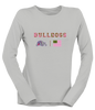 Waukegan Bulldogs Pink Camo Flag Women's Premium LS T-Shirt