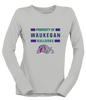 Waukegan Bulldogs Property Of Women's Premium LS T-Shirt