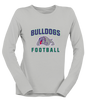 Waukegan Bulldogs Football #1 Women's Premium LS T-Shirt