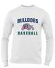 Waukegan Bulldogs Baseball #1 Men's LS T-Shirt