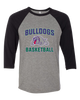 Waukegan Bulldogs Basketball #1 Women's Baseball T-Shirt