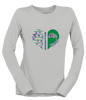 Waukegan Bulldogs Heart Band Women's Premium LS T-Shirt