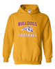 Wauconda Bulldogs Football #1 Men's Hoodie