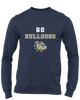 C.D. Hylton Bulldogs Go Team Men's Premium LS T-Shirt