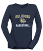 C.D. Hylton Bulldogs Basketball #1 Women's Premium LS T-Shirt