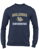 C.D. Hylton Bulldogs Swimming Men's Premium LS T-Shirt