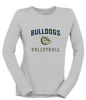 C.D. Hylton Bulldogs Volleyball Women's LS T-Shirt