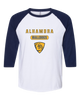 Alhambra Bulldogs Mascot #3 Men's Baseball T-Shirt