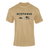 J.W. Mitchell Mustangs Team Colors Flag Men's Premium SS T-Shirt