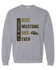 J.W. Mitchell Mustangs Best Mustang Dad Men's Sweatshirt