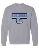 Centennial Bulldogs Mascot #5 Men's Sweatshirt