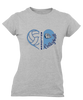 Centennial Bulldogs Heart Volleyball Women's Premium SS T-Shirt