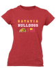 Batavia Bulldogs Spirit Flag Women's Premium SS T-Shirt