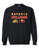 Batavia Bulldogs Spirit Flag Men's Sweatshirt