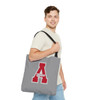 Archer High School Tigers Grey Tote Bag - Block A Logo