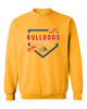Batavia Bulldogs Baseball #2 Men's Sweatshirt