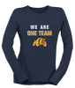 East English Bulldogs We Are One Team Women's LS T-Shirt