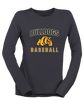 East English Bulldogs Baseball #1 Women's LS T-Shirt