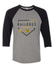 East English Bulldogs Baseball #2 Men's Baseball T-Shirt