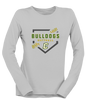Cecilia Bulldogs Softball #2 Women's LS T-Shirt