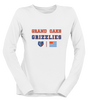 Grand Oaks Grizzlies Spirit Flag Women's Premium LS T-Shirt