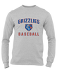 Grand Oaks Grizzlies Baseball #1 Men's Premium LS T-Shirt