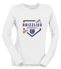 Grand Oaks Grizzlies Baseball #2 Women's Premium LS T-Shirt