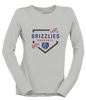 Grand Oaks Grizzlies Baseball #2 Women's Premium LS T-Shirt