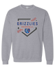 Grand Oaks Grizzlies Baseball #2 Men's Sweatshirt
