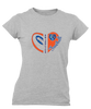 Grand Oaks Grizzlies Heart Football Women's SS T-Shirt