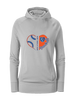 Grand Oaks Grizzlies Heart Baseball Women's Hoodie