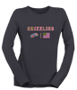 Grand Oaks Grizzlies Claw Pink Camo Flag Women's Premium LS T-Shirt