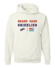 Grand Oaks Grizzlies Claw Spirit Flag Men's Premium Hoodie
