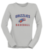 Grand Oaks Grizzlies Claw Baseball #1 Women's Premium LS T-Shirt