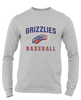 Grand Oaks Grizzlies Claw Baseball #1 Men's Premium LS T-Shirt