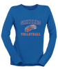Grand Oaks Grizzlies Claw Volleyball Women's LS T-Shirt