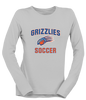 Grand Oaks Grizzlies Claw Soccer #1 Women's LS T-Shirt